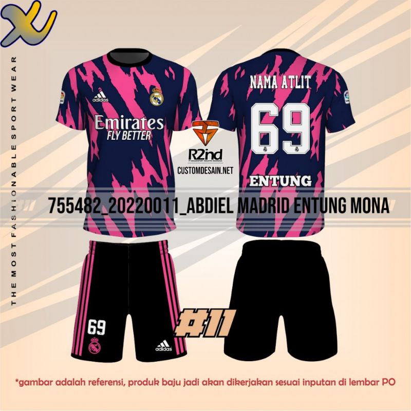 Baju kaos tim volly ball full printing dan standar printing
