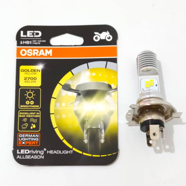 OSRAM Lampu LED HS1  Vixion, Vixion-New, Byson, Verza, Cb-150R, Ninja-R (12V 5/6W)