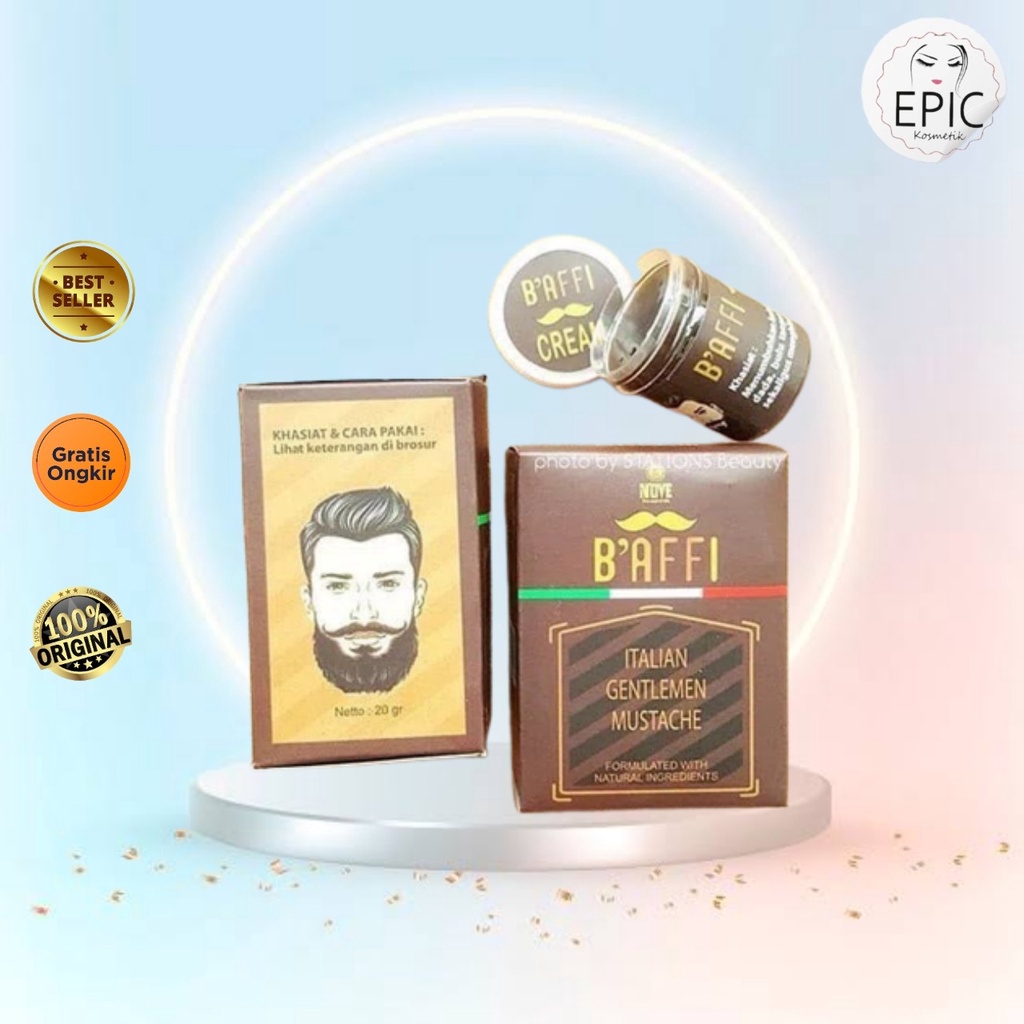 Baffi Cream Italian Gentlemen Mustache / Penumbuh Kumis & Jenggot
