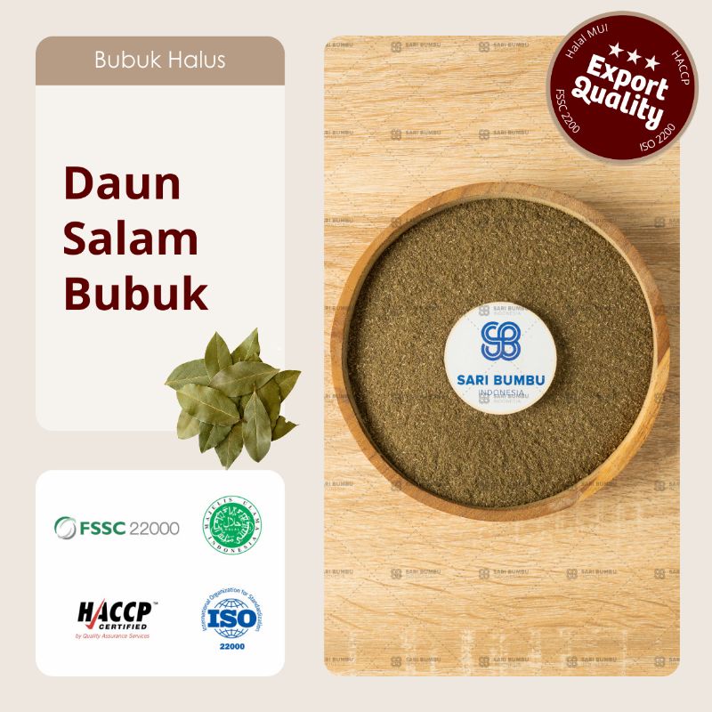 

Daun Salam Bubuk / Bay Leaf Powder 100gr Export Quality