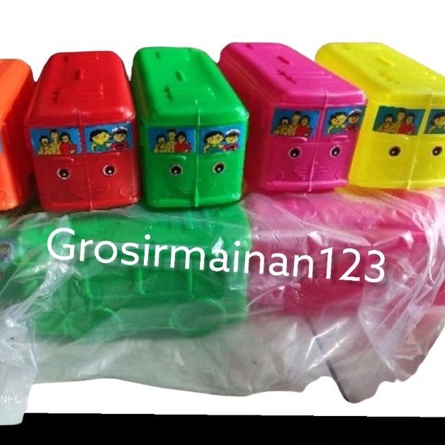 1pcs celengan mobil tayo murah