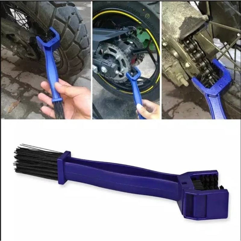 U SHAPE BICYCLE CHAIN CLEANING BRUSH ALAT SIKAT PEMBERSIH RANTAI GIR SPROCKET SEPEDA ATAU MOTOR