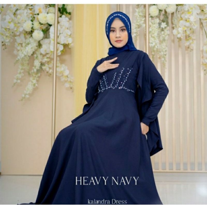 kalandra dress-gaun lebaran modern- terbaru-dres turki