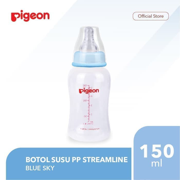 PIGEON BOTTLE PP CLEAR STREAMLINE 150ML / PR010806