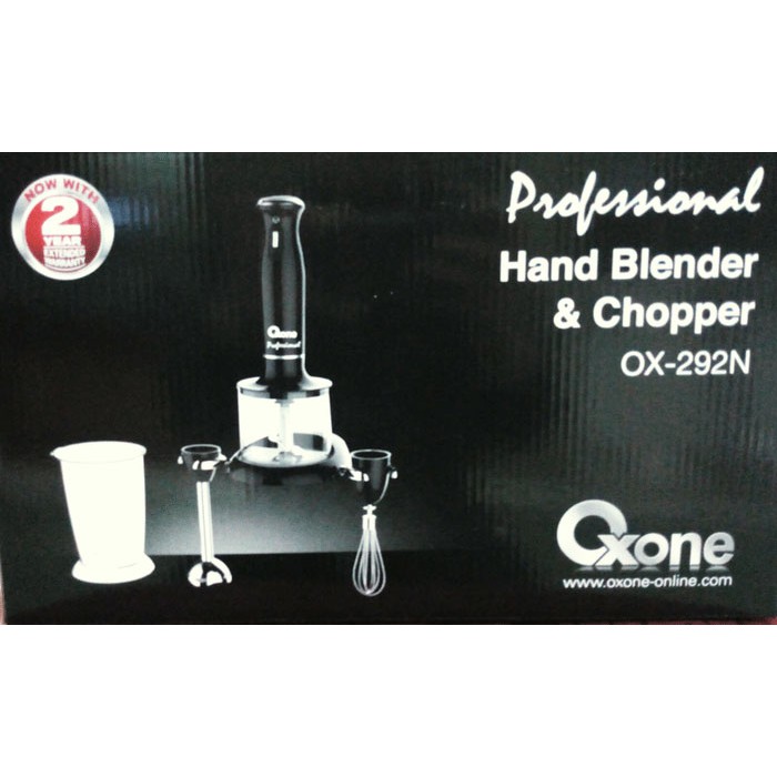 Oxone Ox-292N Professional Hand Blender And Chopper Ox 292N Mixer Chopper 292 Tangan Pemotong Mix