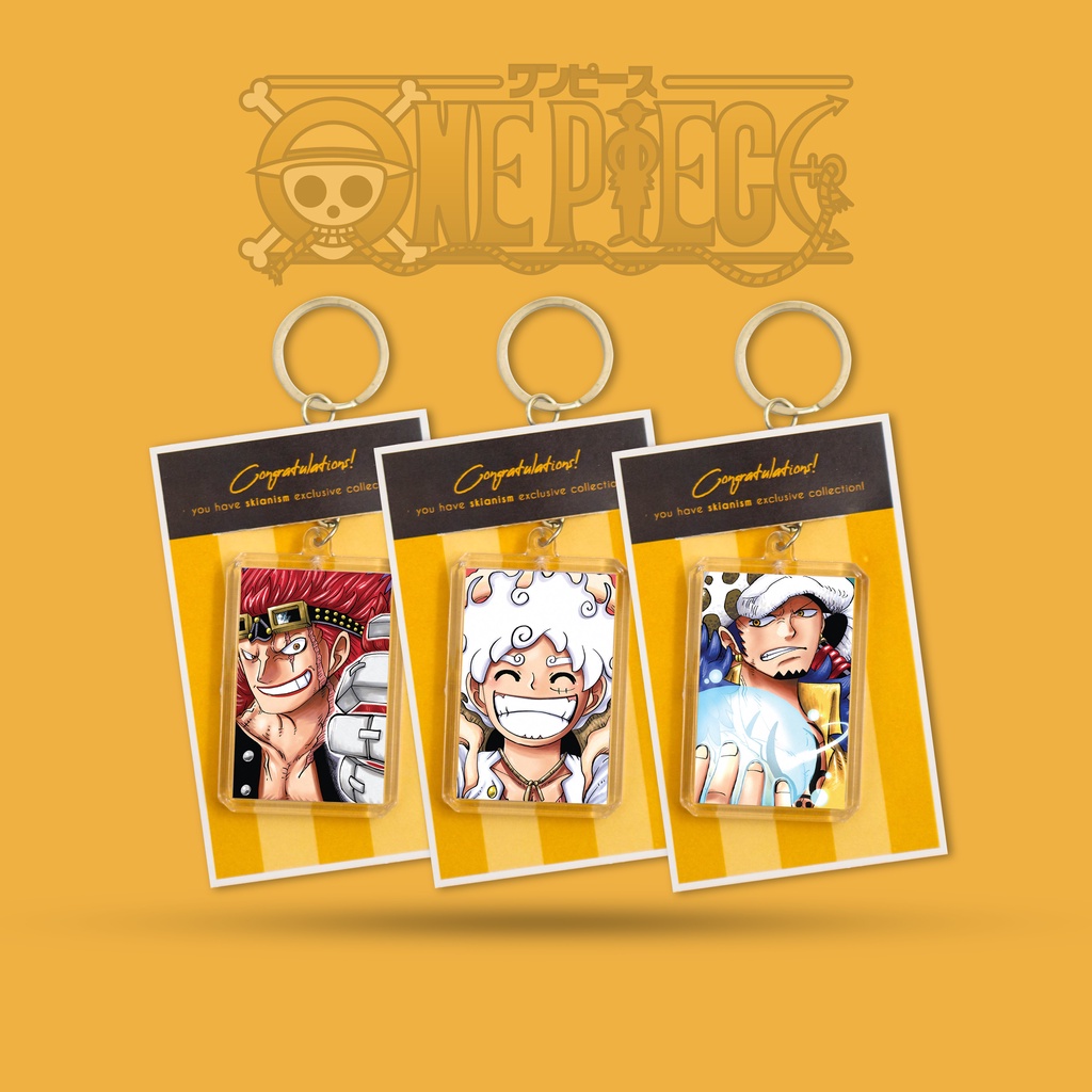 Keychain/Gantungan Kunci Anime One Piece Character Wano Version | Ganci Anime