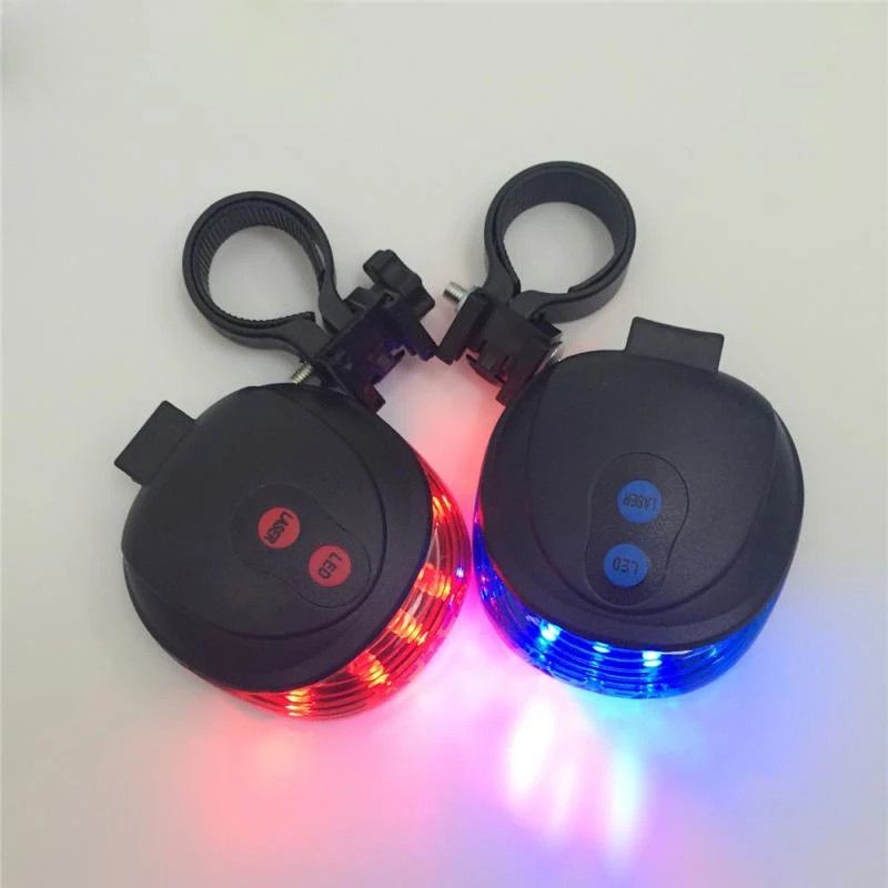 Lampu sepeda laser belakang led