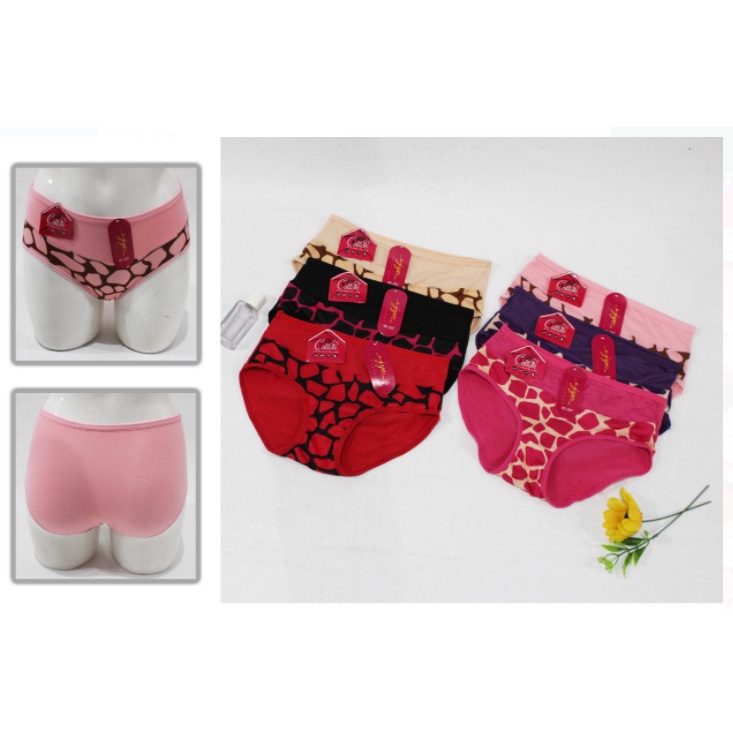 Celana Dalam Cd Dalam Cewek High Waist Cewe Wanita Dewasa Ukuran L XL Impor Grosir Murah Motif Renda JINYUANER