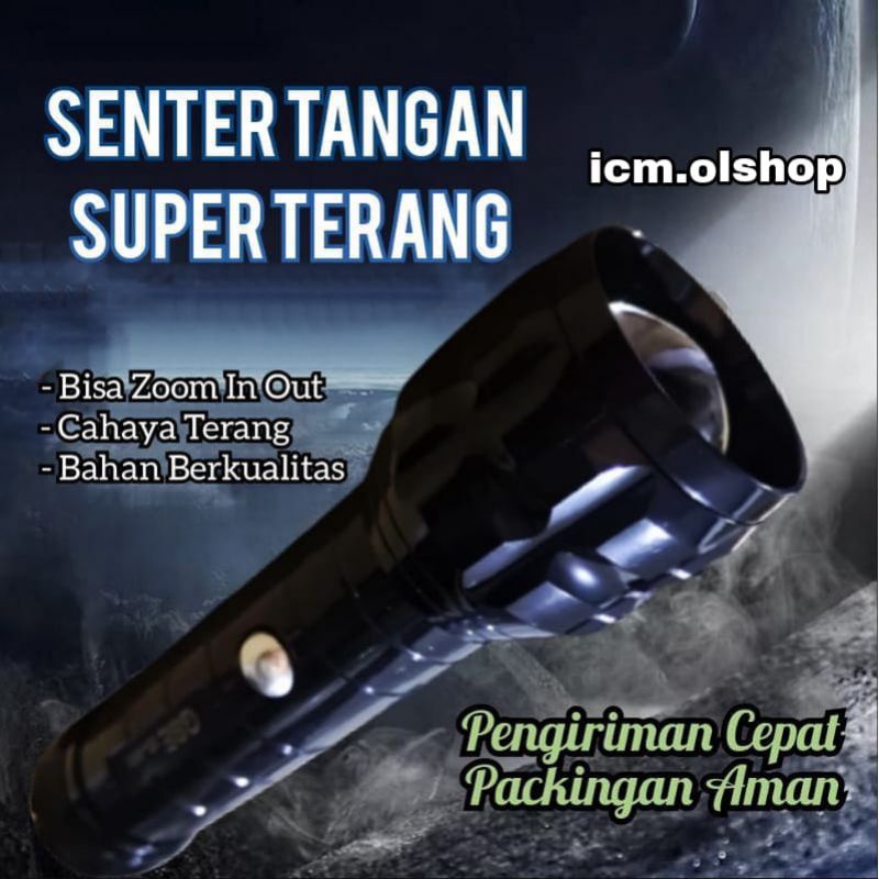 Senter Tangan Besar LED Kompas