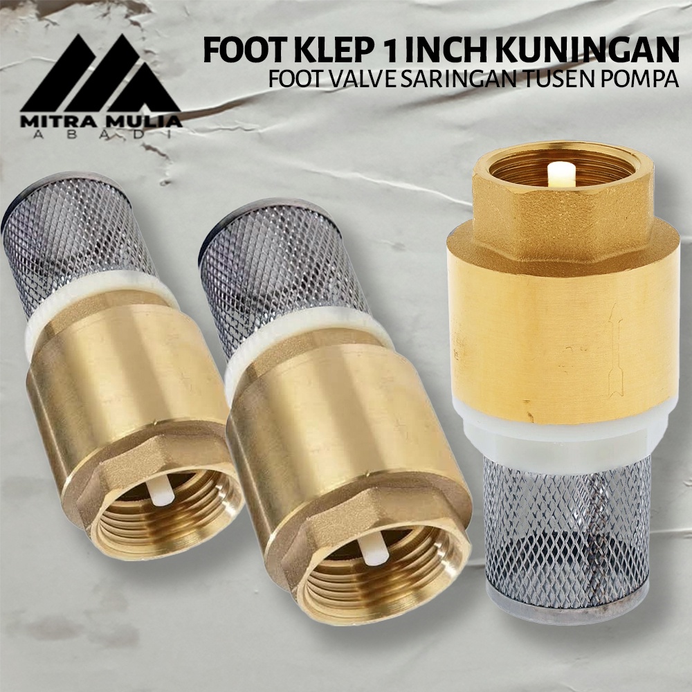 Foot Klep 1 Inci Kuningan- Saringan Tusen Pompa /foot valve