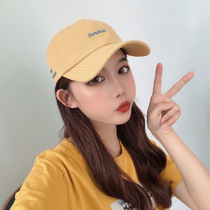 Letter Embroidery Baseball Cap Casual Trendy All-match