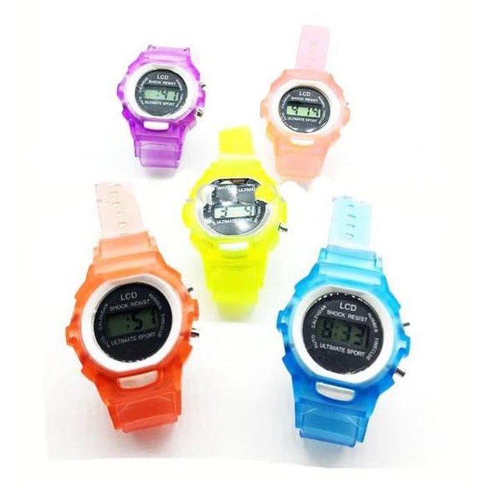 HJ105 Jam Tangan Digital Wanita Jam LED Cewek Fashion Watch