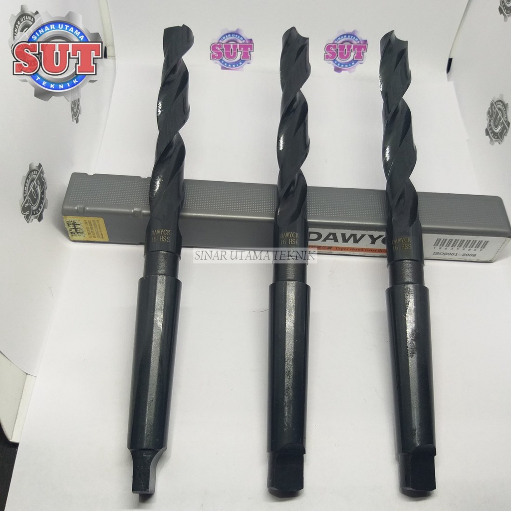 DAWYCK Mata bor HSS 16 mm Mata bor besi 16mm - bor cones 16mm - Mata bor taper shank