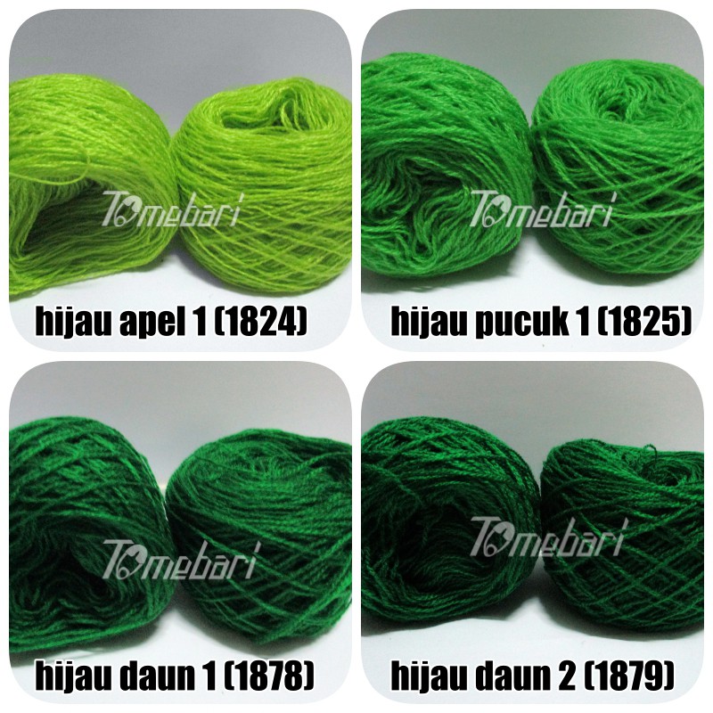 SERI HIJAU BENANG RAJUT AKRILIK WOL SIET 21 GR BULIR KECIL SERI HIJAU BENANG RAJUT AKRILIK WOL SIET 21 GR BULIR KECIL