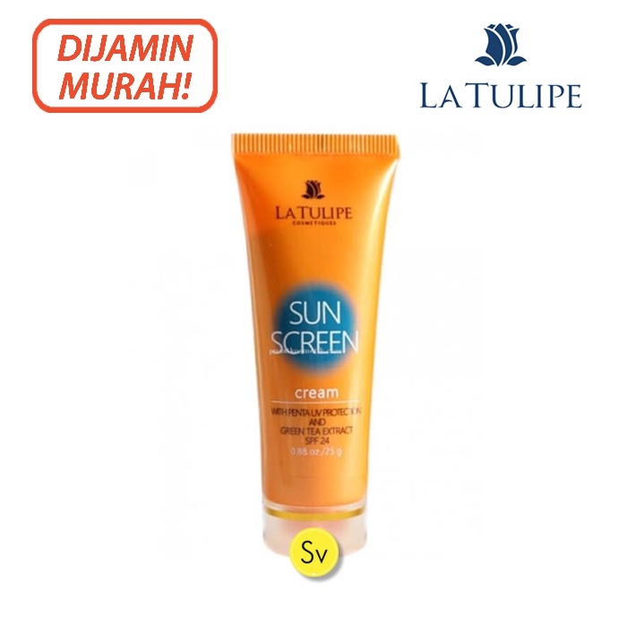 La Tulipe Sunscreen Cream With Green Tea Extract - Sunblock Tabir Surya La Tulipe