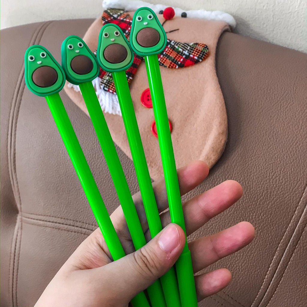 

PULPEN KARAKTER ALPUKAT PENA AVOCADO PEN GEL MURAH UNIK LUCU