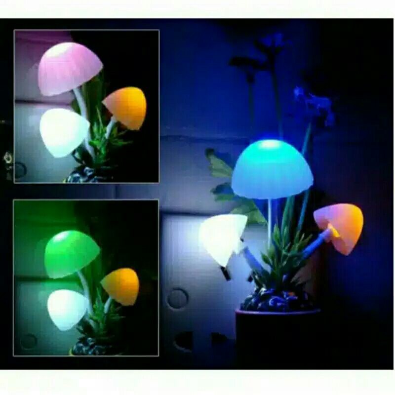 MUSHROOM LED NIGHT / LAMPU TIDUR AVATAR / LAMPU TIDUR JAMUR LED