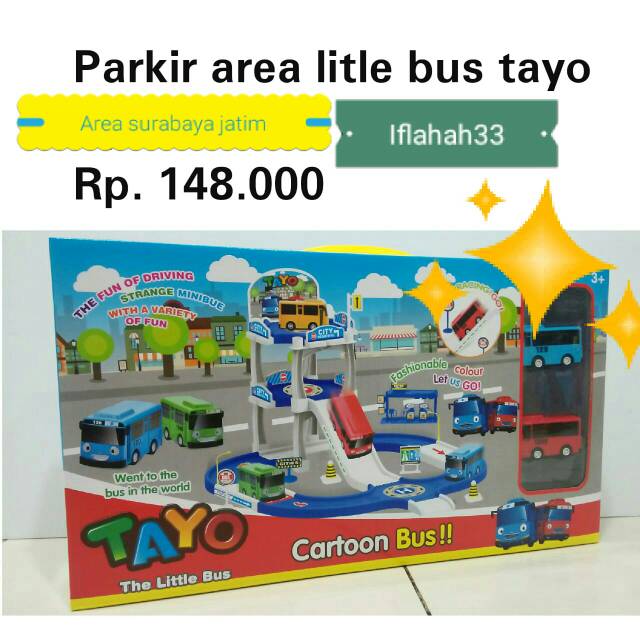 Iflahah33, parking area little bus tayo