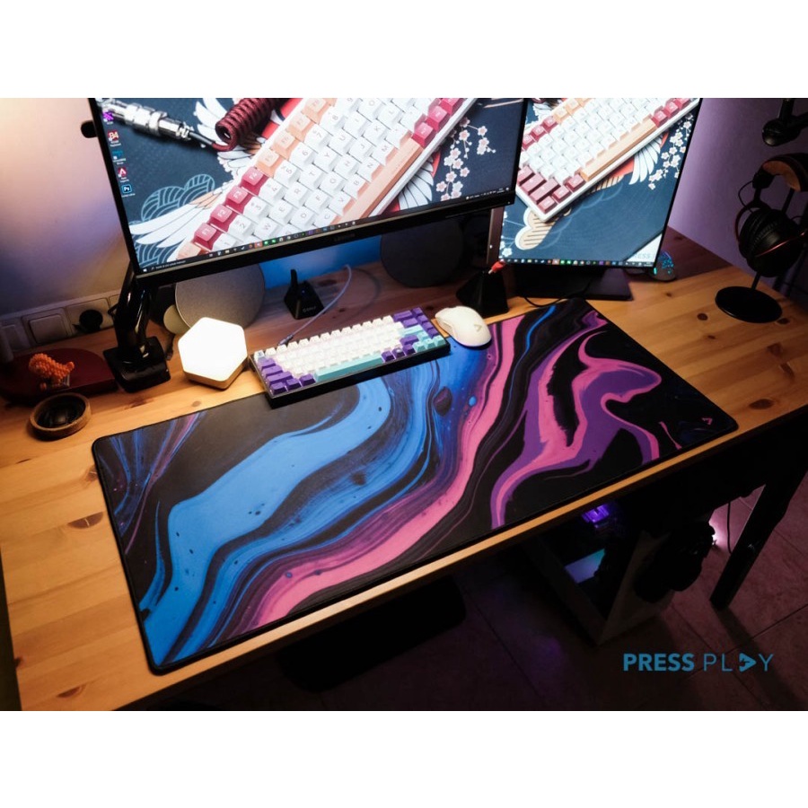 Press Play LIQUID Series Gaming Mousepad Deskmat