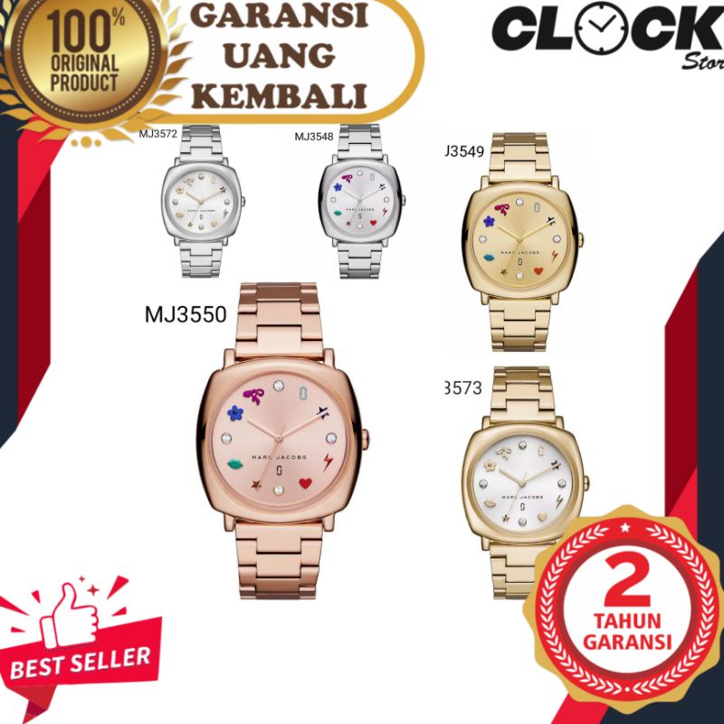 JAM TANGAN PRIA WANITA | RANTAI | KULIT | KARET | MURAH | - pria marc jacobs strap all stainless ste
