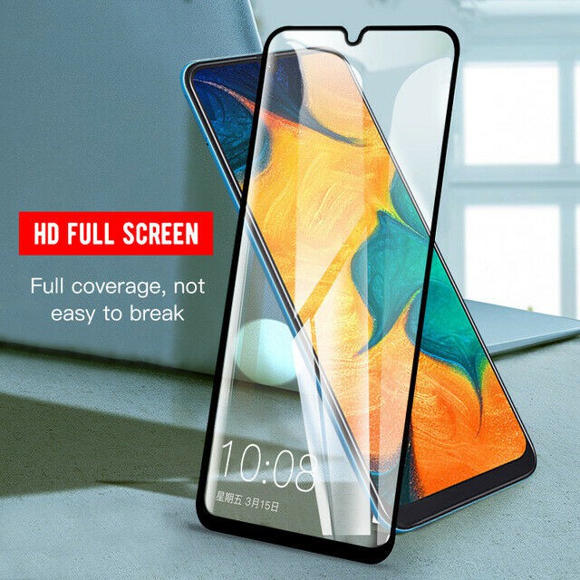 Tempered Glass 6D For Samsung Galaxy A20 Full Layar Full Cover Full Glue