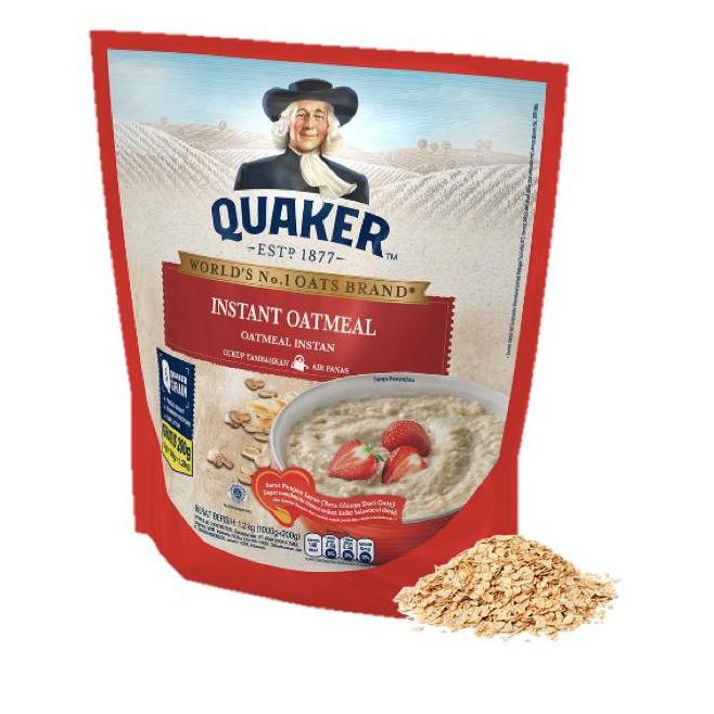 

[KODE 337] Quaker Instant Oatmeal 1200 gr - Twin Pack TERMURAH!!!