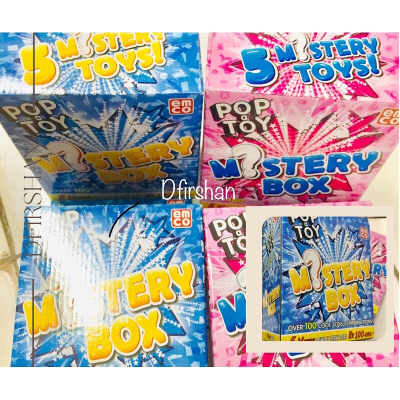Pop a Toy Mystery Box Mainan Anak/isi 5(dfirshan)