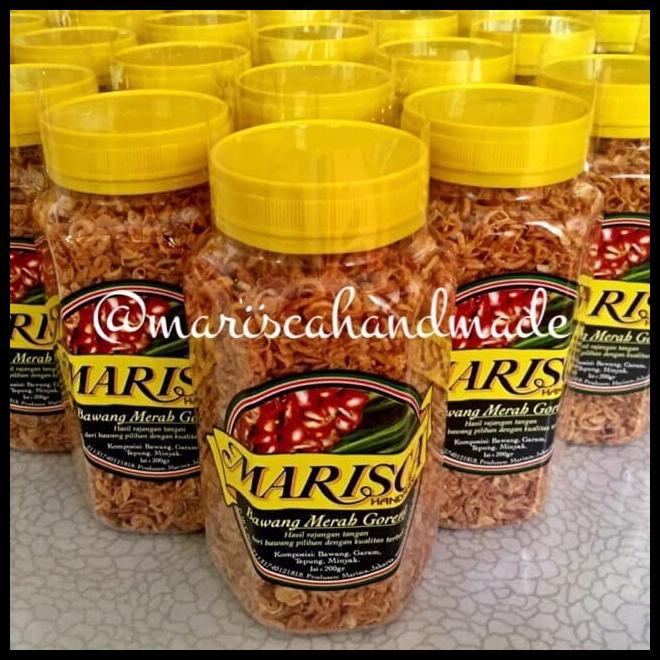 

Bawang Merah Goreng Marisca Handmade toples Medium 200gram