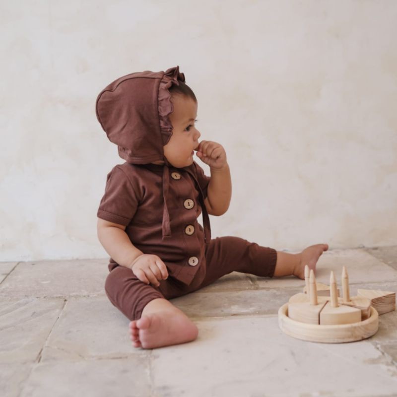 CILLABABY - BOHOPANNA | BOHOBABY BONET RUFFLE #2 (Topi Anak Bayi)-4