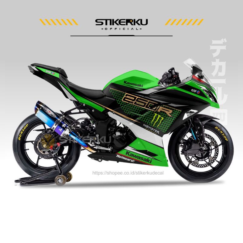 decal ninja 250 fi ZX monster / dekal ninja 250 fi / striping ninj 250 fi fullbody