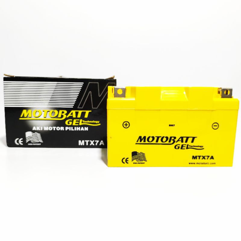 Aki Kering Motobatt MTX7A 7Ah Ninja 250 Ninja 250 Fi