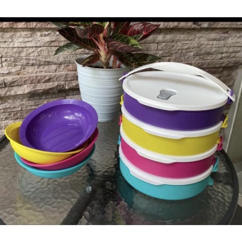 SET TUPPERWARE/RANTANG+PIRING TUPPERWARE