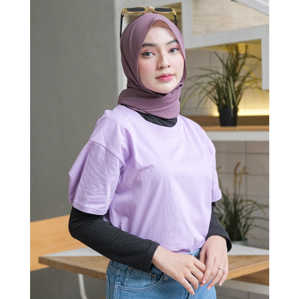 AFI - EC - Kaos Oversize Polos Lilac REAL KATUN