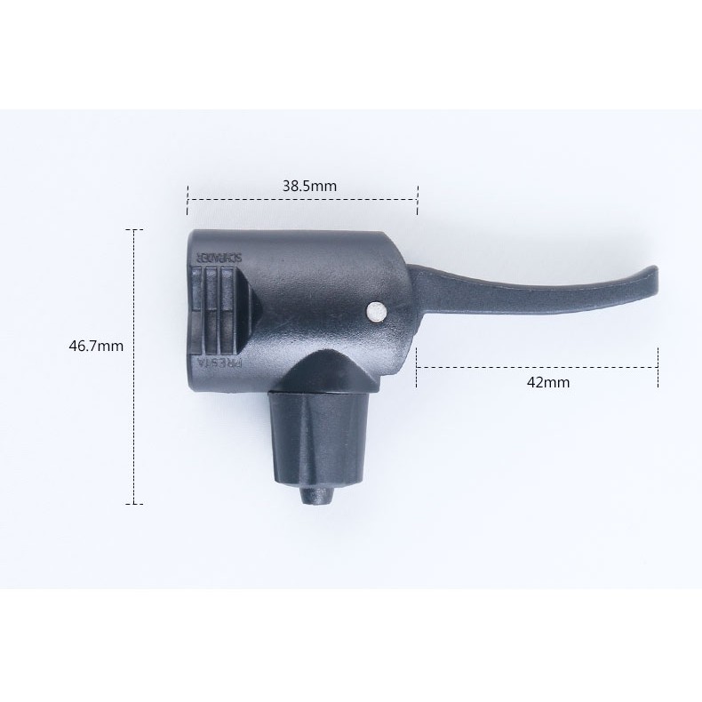 Bike Pump Nozzle Hose Adapter Dual Head F/V A/V Schrader/Presta Valve