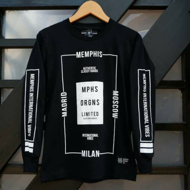Kaos Distro Memphis Lengan Panjang