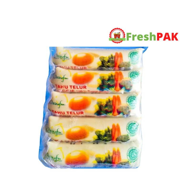 

FreshPAK - Tahu Telur Veggie / Tofu Vegetarian / Tahu jepang Vegetarian