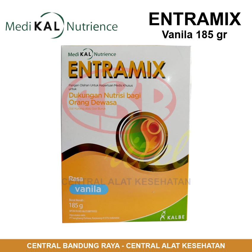 

ENTRAMIX - Nutrisi Lengkap Dewasa - Vanila 185 gr