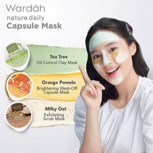 (BISA COD) Wardah Nature Daily Capsule Mask 10ml