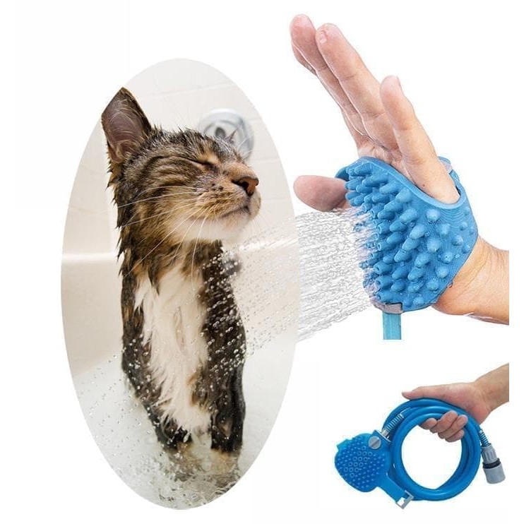 Pet Bathing Tool Alat mandi Anjing Kucing Perlengkapan Hewan Peliharaan Pet Shop Selang Pembersih