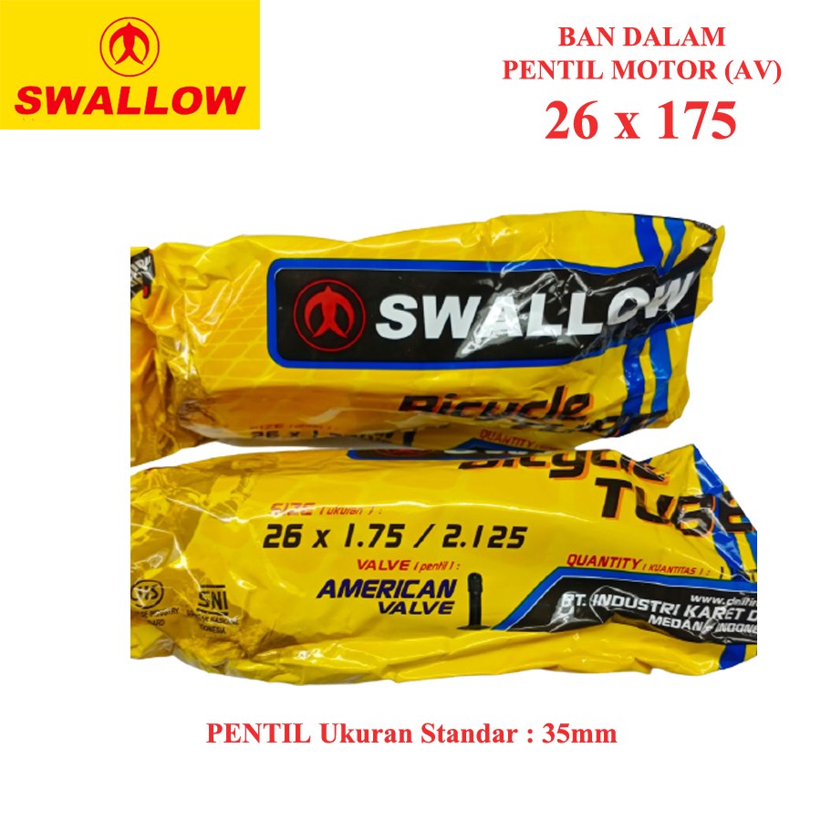 Swallow Ban Dalam Sepeda 26 x 1.75  2125 AV MTB