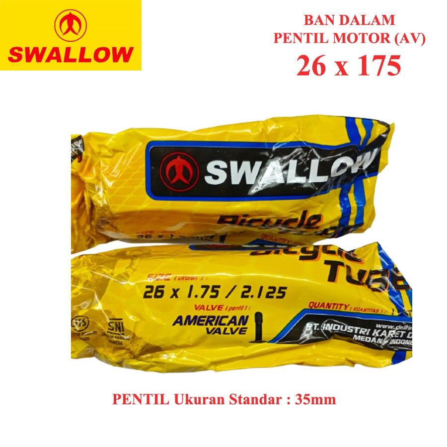 Swallow Ban Dalam Sepeda 26 x 1.75  2125 AV MTB