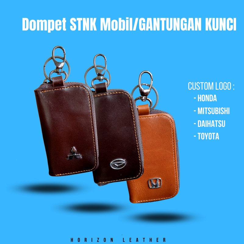 Dompet STNK Mobil Gantungan Kunci Mobiil Custom Logo