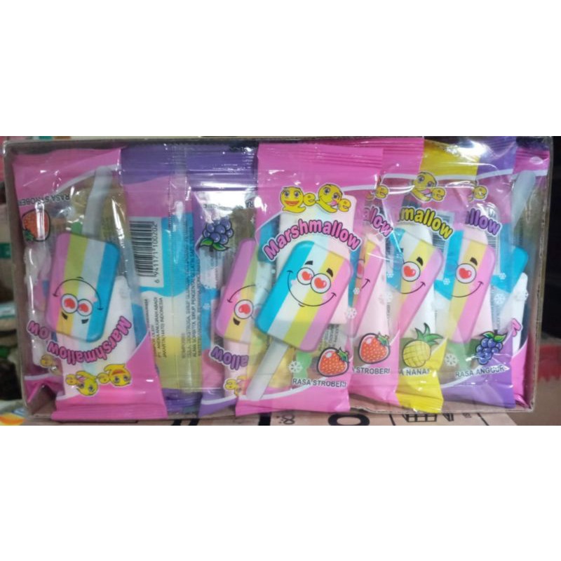 

Piscoklegit_ Marshmallow Bentuk Es Krim Stik Box Isi 30 Pcs
