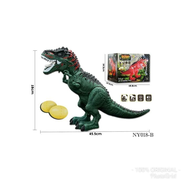 Mainan Dinosaurus Valley Egg Mainan Dino Bisa Bersuara Dapat Berjalan Action Figure Dinosaurus Keren