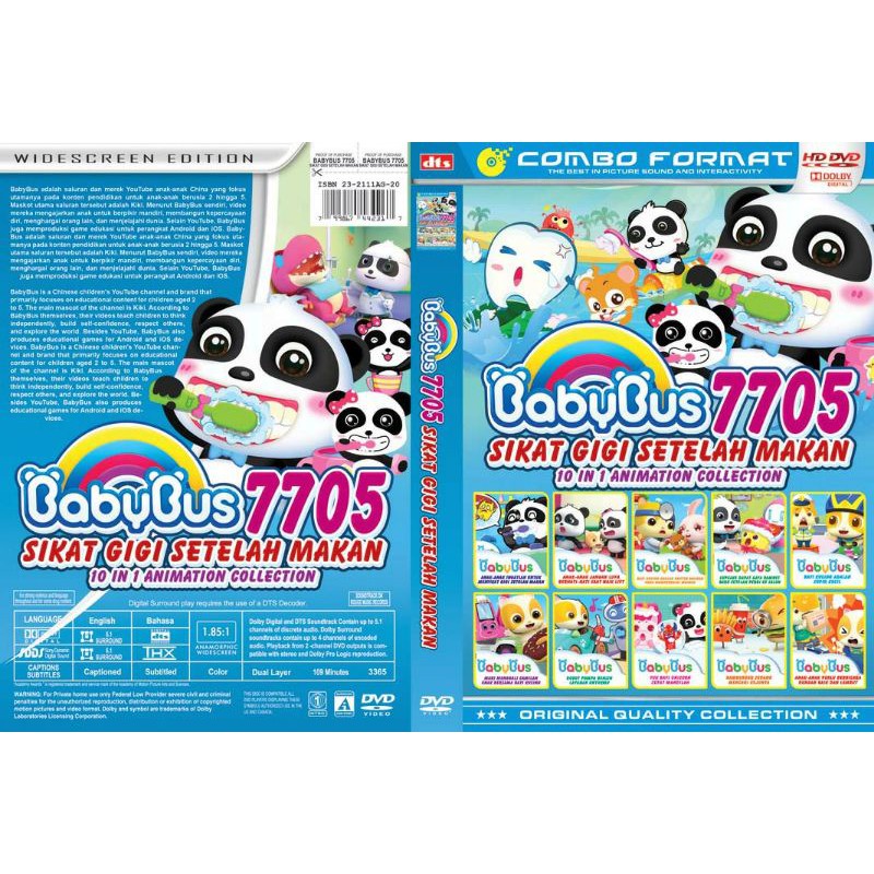 Kaset Film Koleksi Kartun Baby Bus 7705