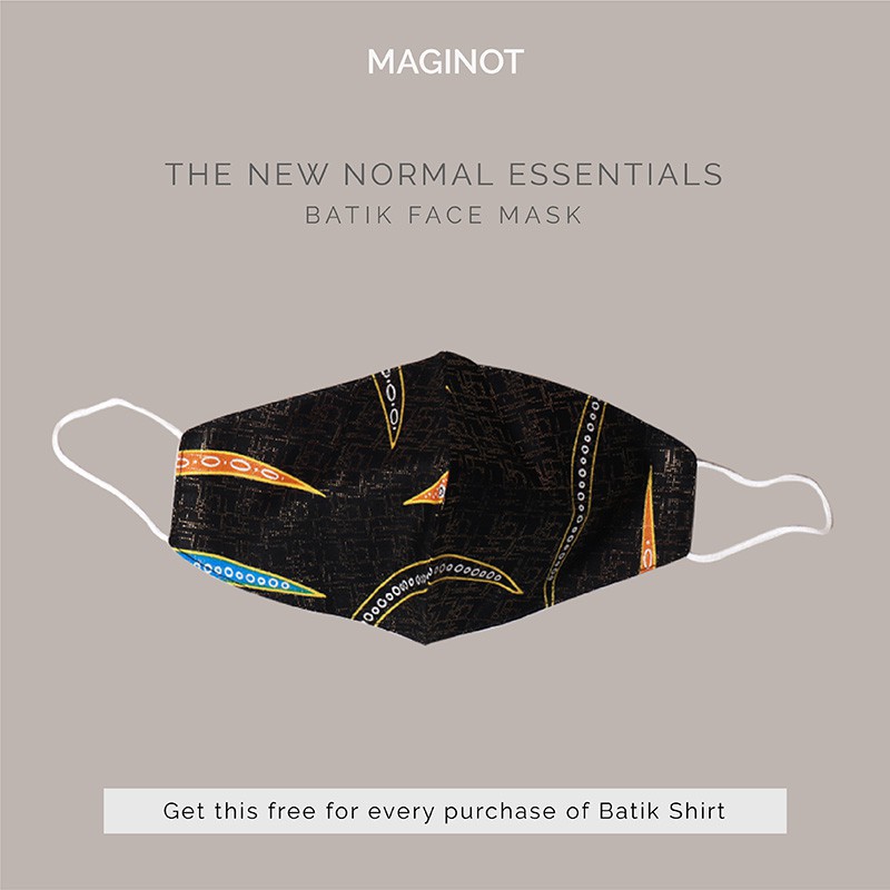 DARPA Masker Kain Batik 2 Layer Maginot