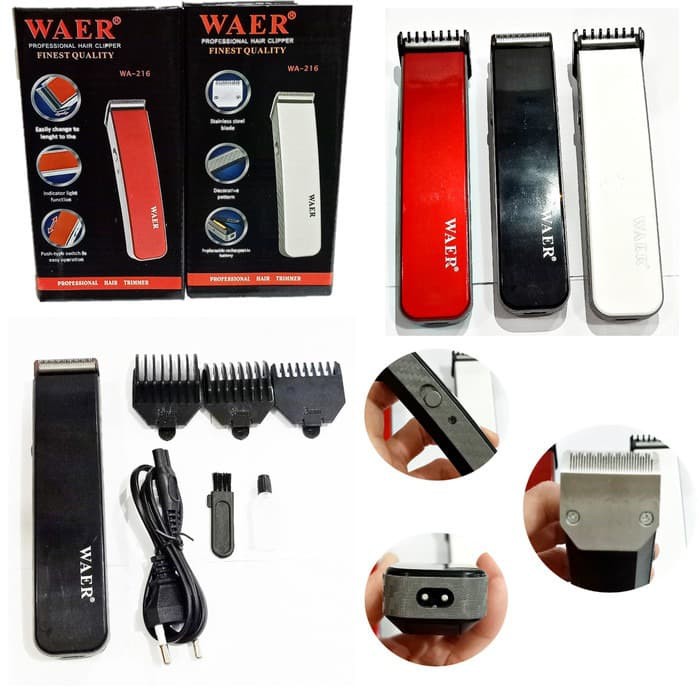 Alat Cukur Rambut Kumis Dll Waer Wa - 216 Hair And Beard Trimmer