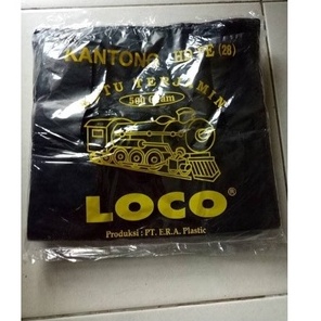 

KANTONG PLASTIK LOCO HD PE 28 HITAM TEBAL