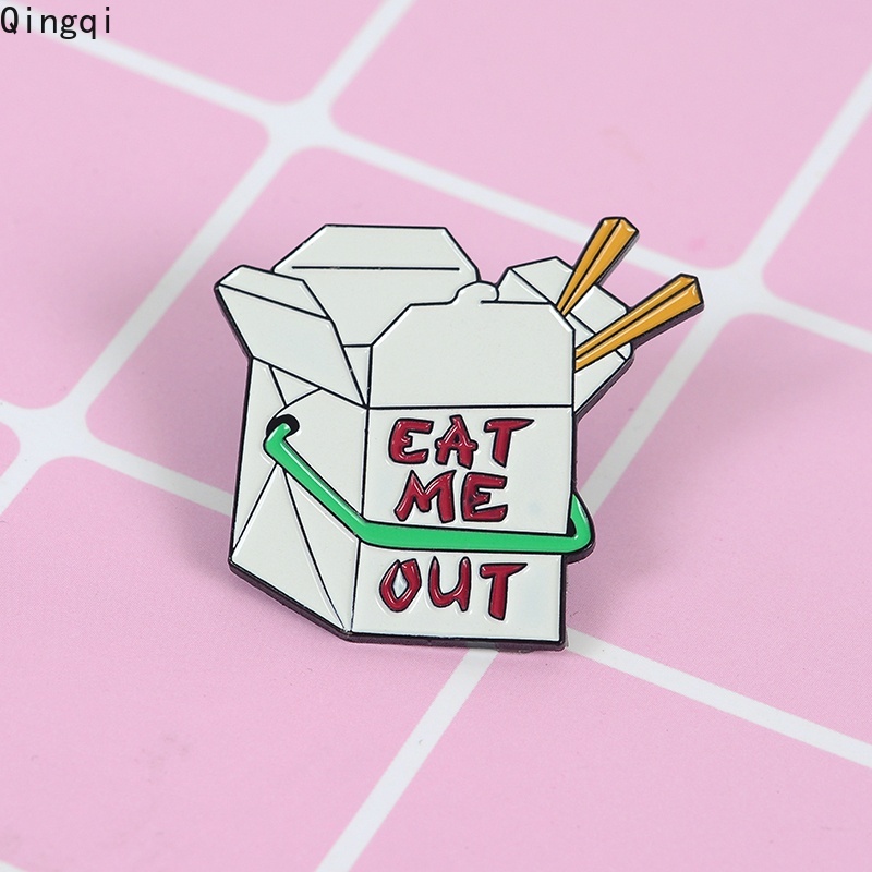 Bros Pin Enamel Desain Kartun Makanan Cina Untuk Pria Dan Wanita