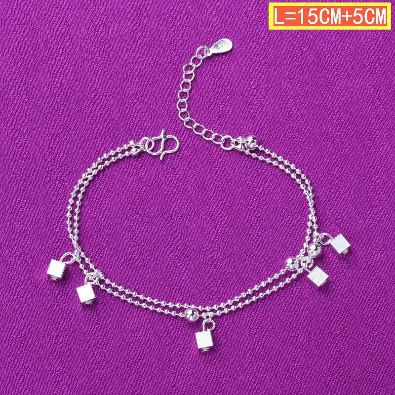 50 gaya 925 gelang perak asli, aksesoris perhiasan fashion Jepang dan Korea-44